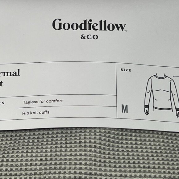 Good Fellow & Co - Men's Relaxed Fit Long Sleeve Thermal Undershirt - Gray - M - Picture 8 of 13